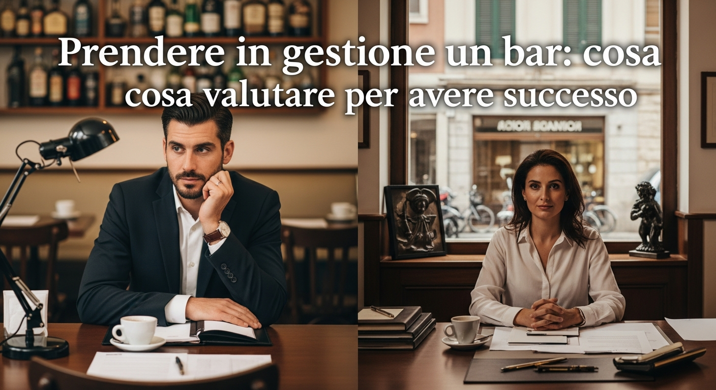 Prendere in gestione un bar: cosa valutare per avere successo