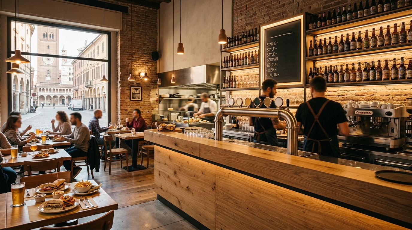 Birreria con cucina in vendita a Cremona, ottima posizione