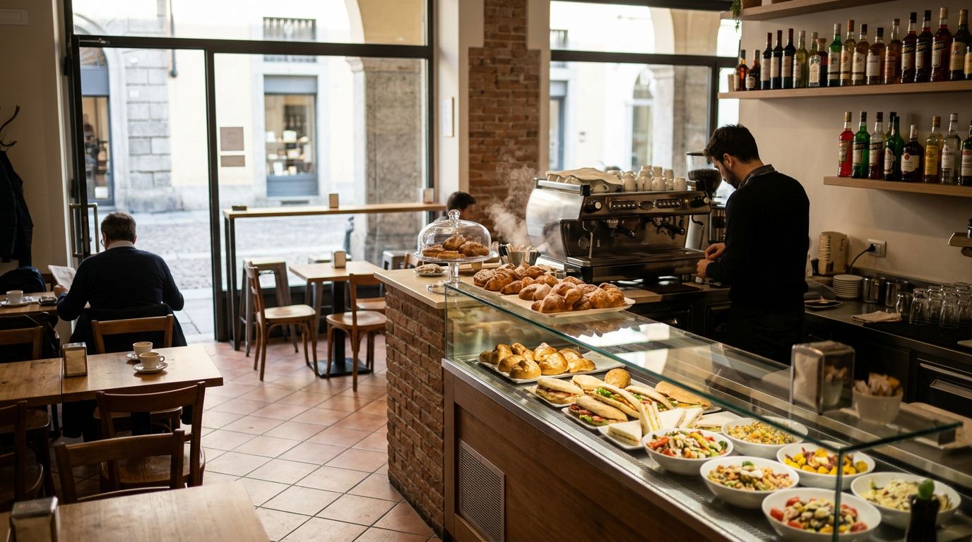 Caffetteria con Tavola Fredda e Aperitivi in Centro Storico a Pavia