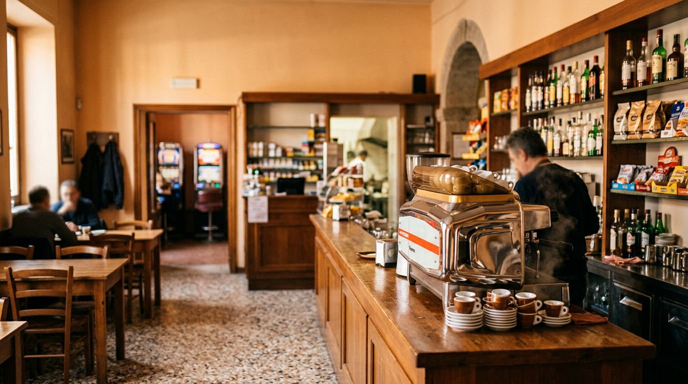 Bar Tabacchi con Cucina e Sala Slot in Zona di Forte Passaggio a Parma