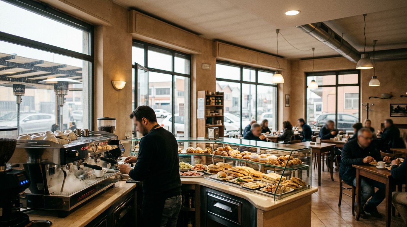 Bar Tavola Fredda con Gastronomia in Zona Industriale a Piacenza
