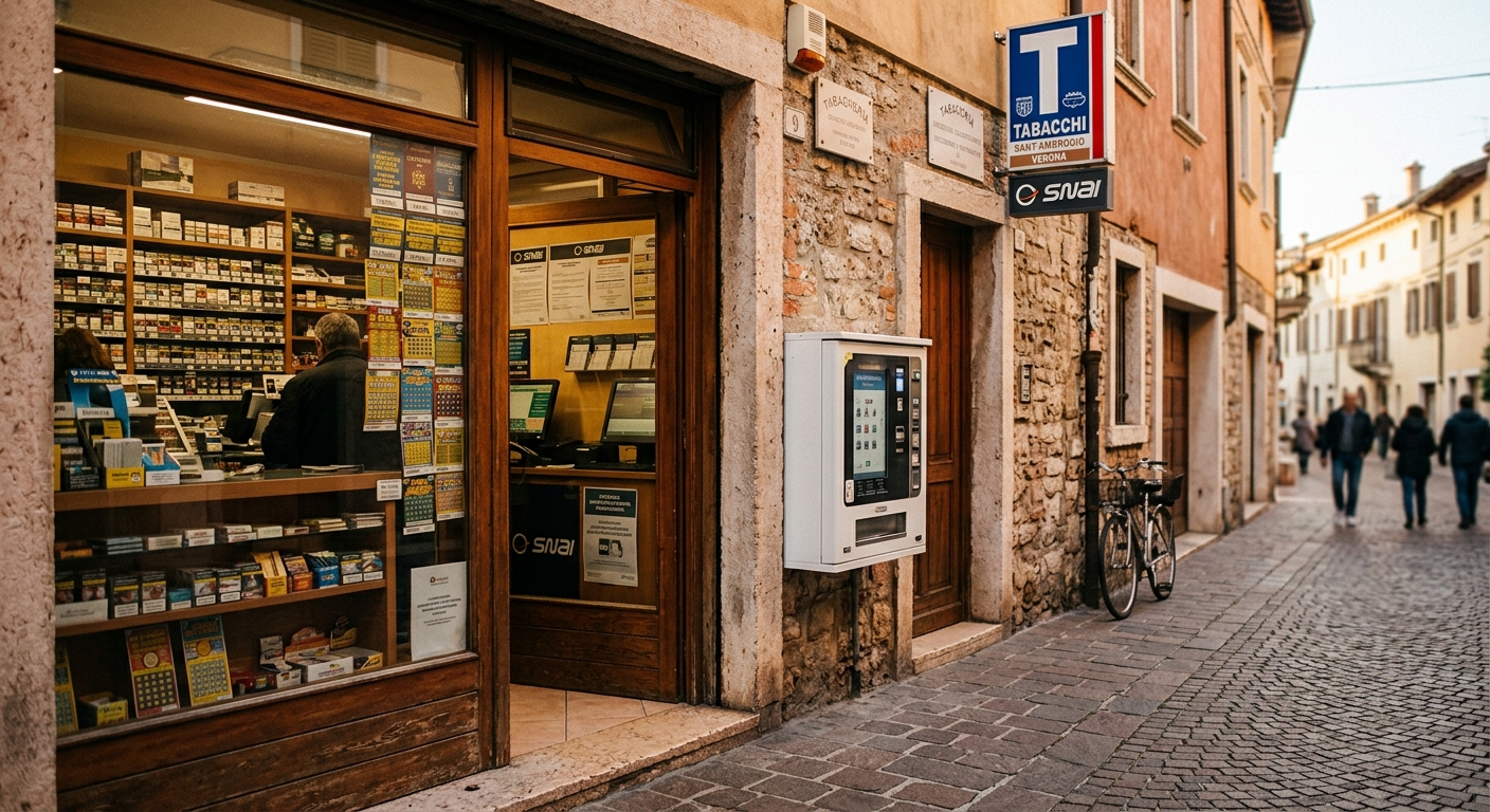 Tabaccheria e punto scommesse SNAI a Sant'Ambrogio di Valpolicella (VR)