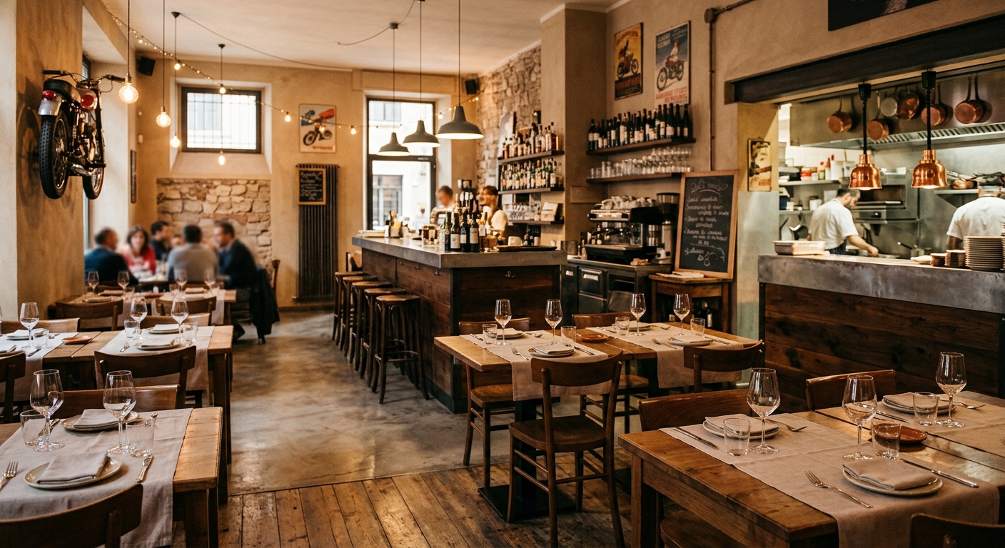 Verona: Ristorante Bar Eventi con Cucina Attrezzata e Possibilità Mura