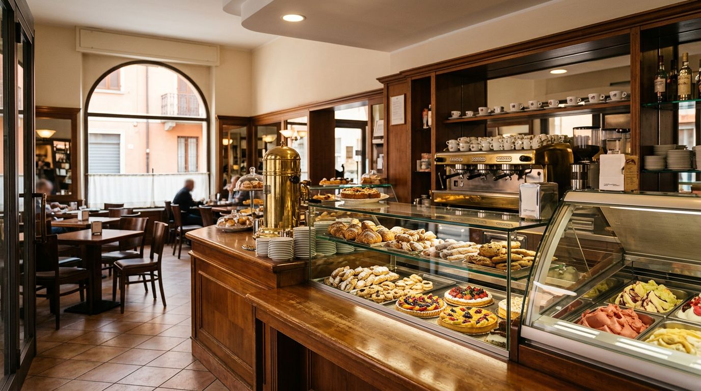 Storica Caffetteria, Pasticceria, Gelateria con Aperitivi a Casalmaggiore