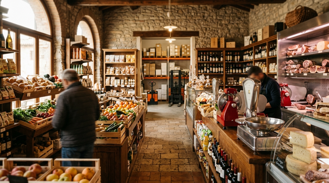 Mini Market Storico in Lessinia (VR) con Ampio Magazzino