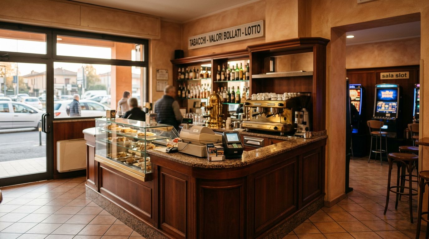 Bar Tabacchi con Sala Slot in Posizione Strategica a Parma
