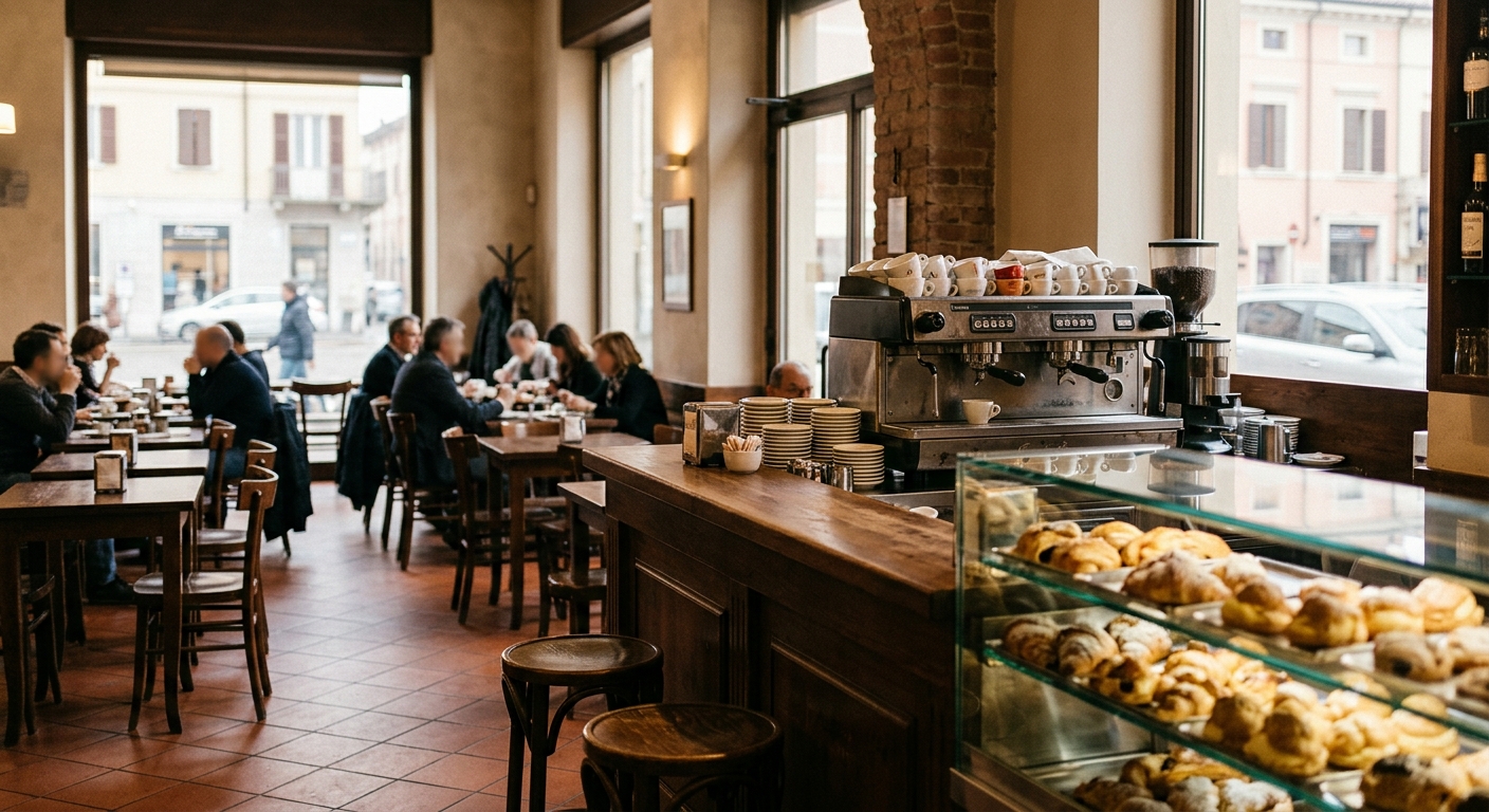 Bar Caffetteria con Cucina - Mantova, Ottima Posizione su Strada