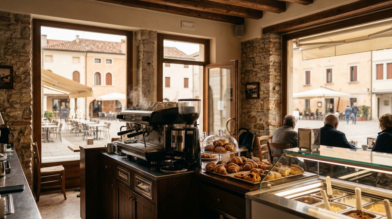 Bar Caffetteria Gelateria in Piazza Vicino Oderzo (TV)