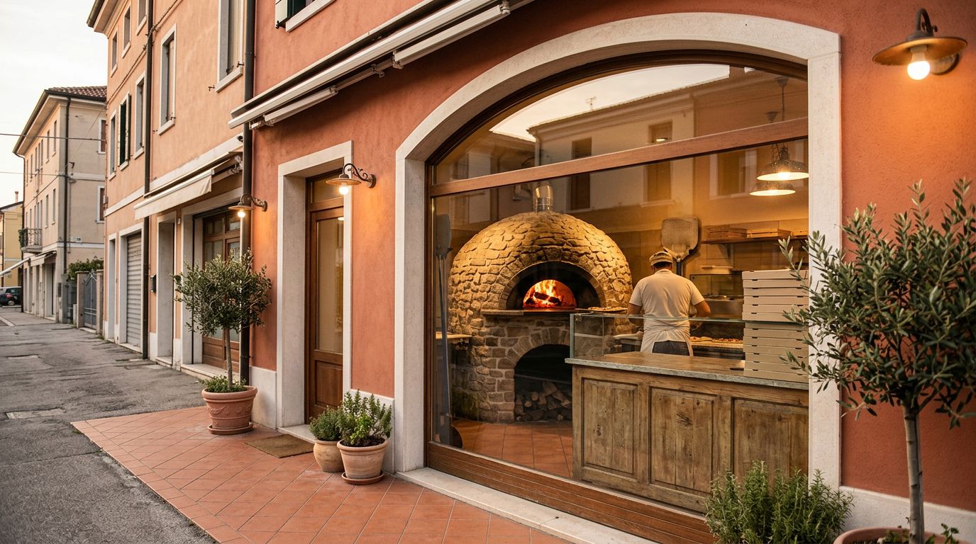 Pizzeria da asporto a Mestre con consegna a domicilio e immobile incluso