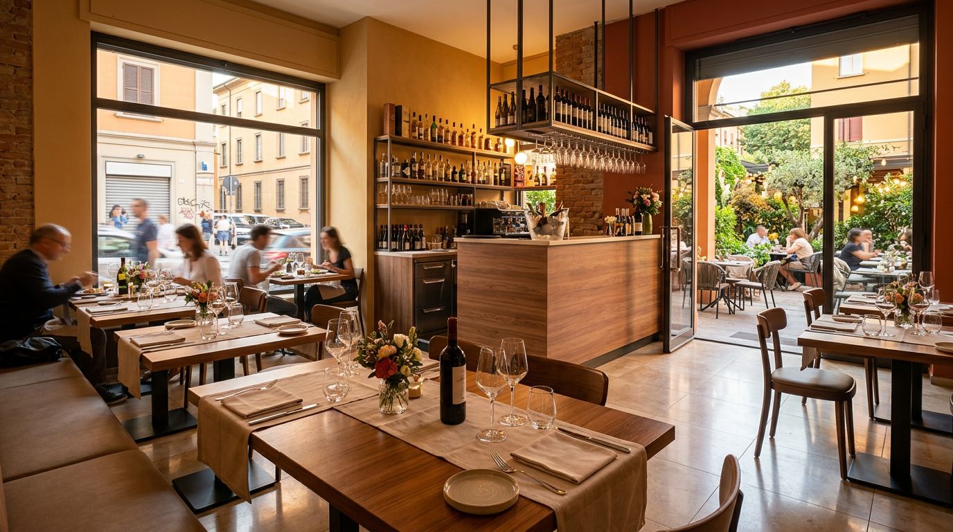 Ristorante Bar Ristrutturato con Dehor Privato in Zona Ospedaliera a Bologna