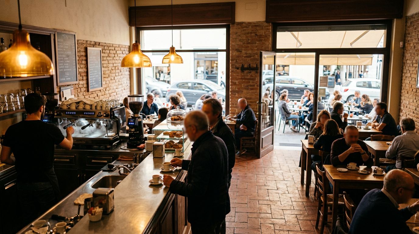 Bar Caffetteria con Cucina e Plateatico a Mantova