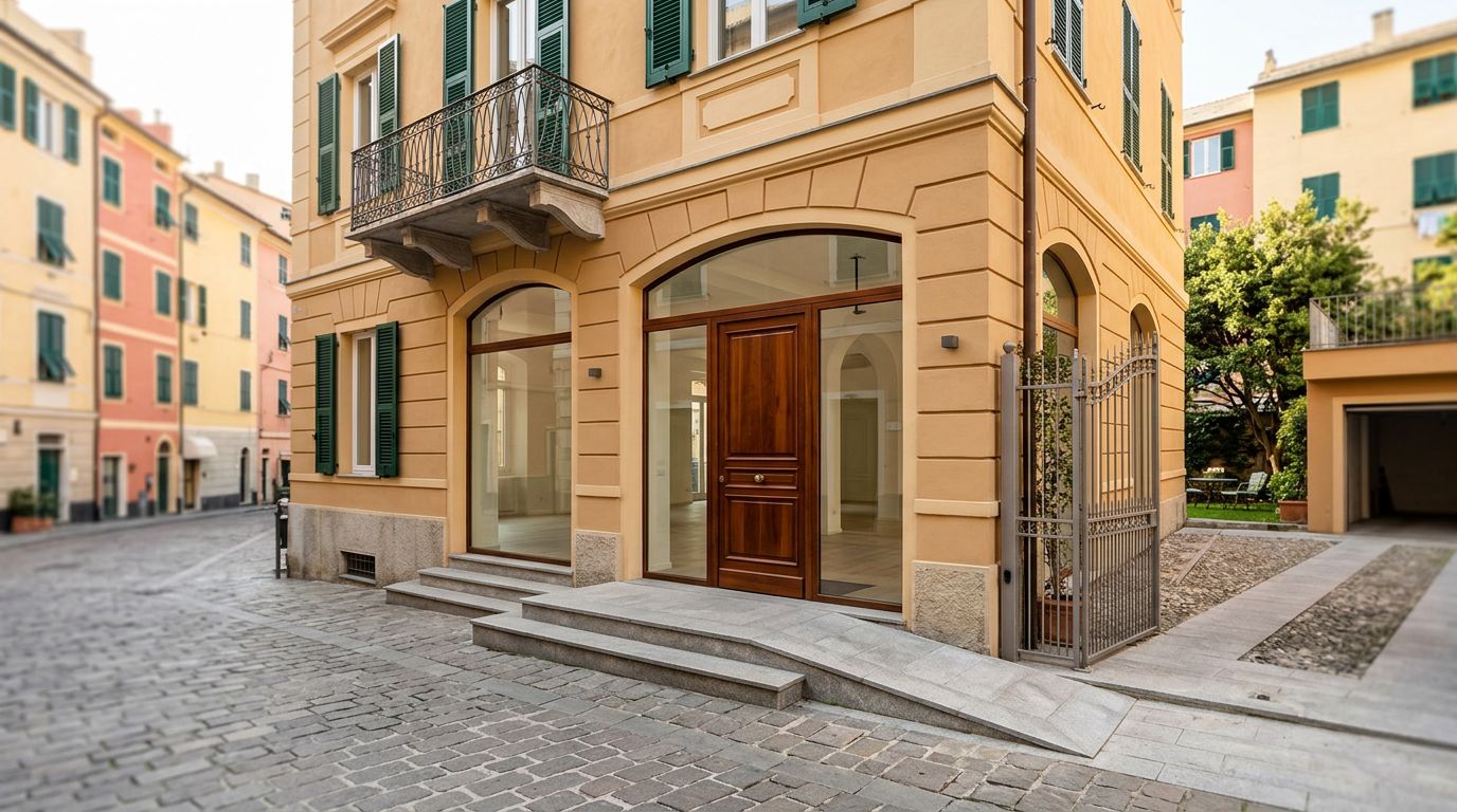 Locale commerciale ristrutturato di 350 mq a Sestri Ponente