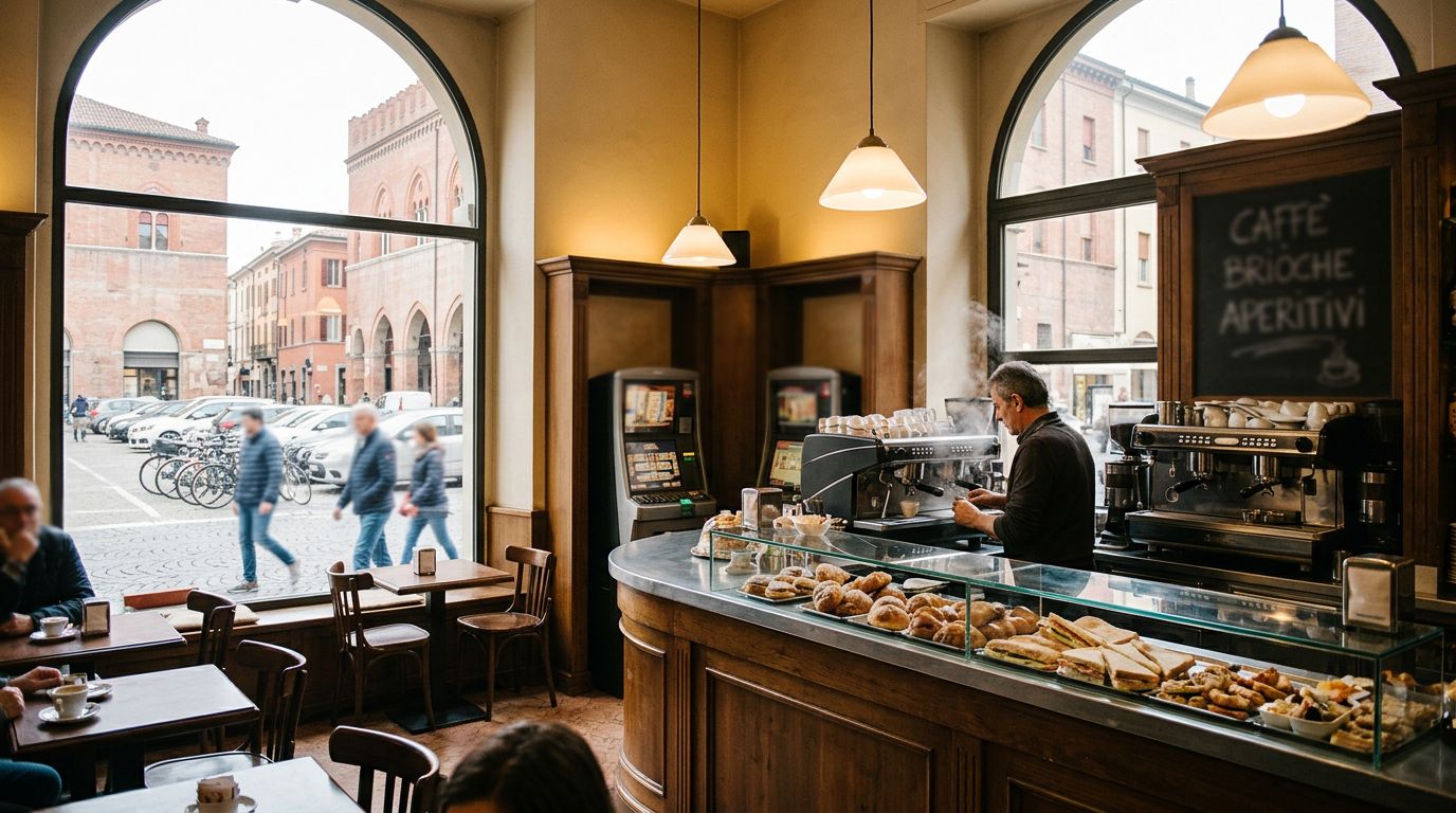 Bar Tavola Fredda in Posizione Angolare a Piacenza