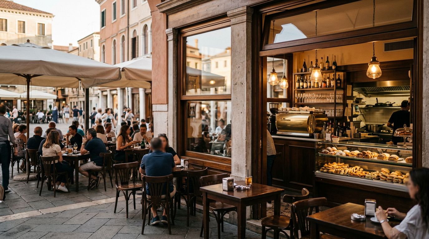 Avviatissimo Snack Bar & Ristopub in Piazza Ferretto: Affitto d'Azienda a Riscatto