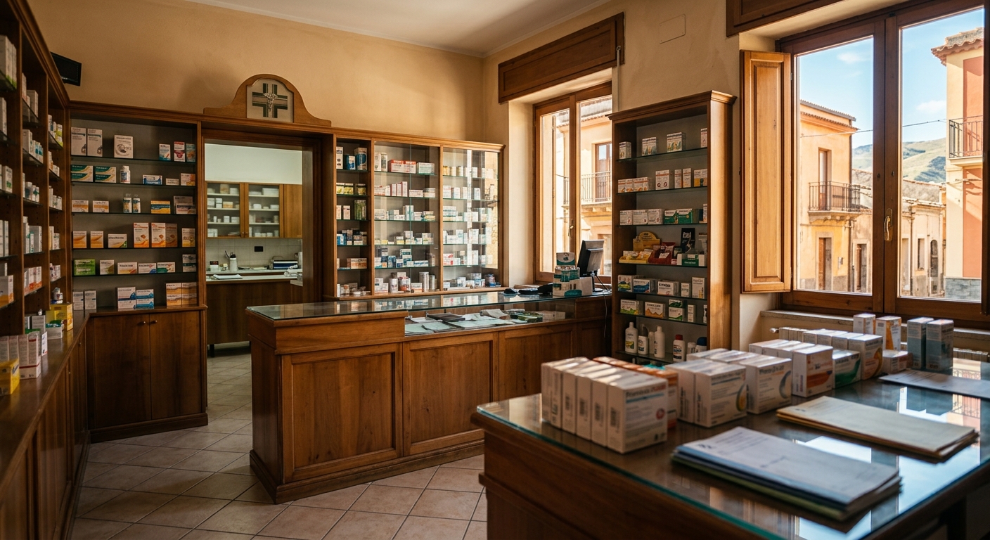 Cedesi Farmacia Rurale Sussidiata con Immobile – Provincia di Messina (Zona Alcantara)