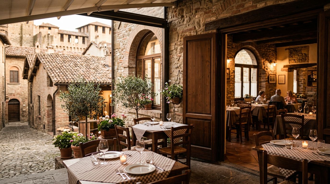 Affitto d'azienda: Trattoria ristorante a Castell'Arquato (PC)