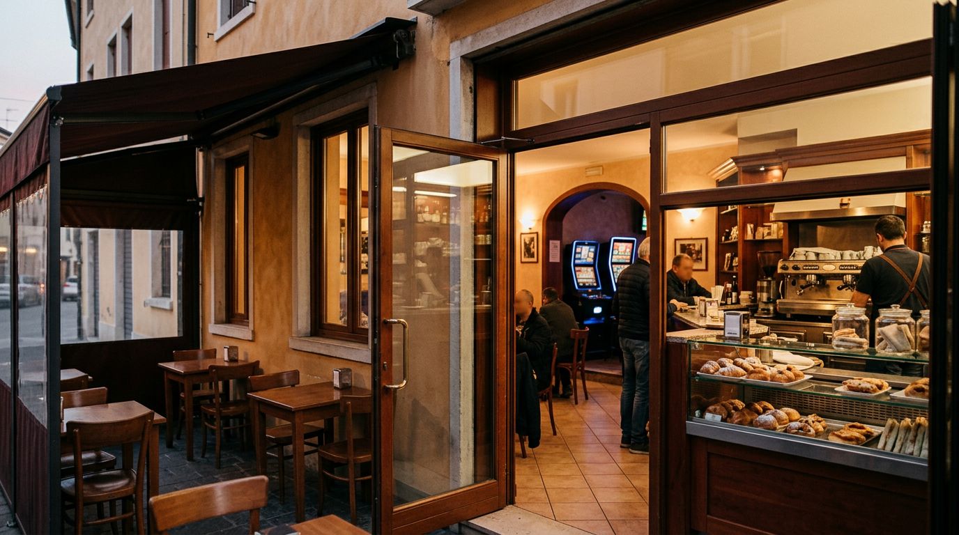 Bar con Sala Slot in Vendita a Padova, Ottimi Incassi Giornalieri