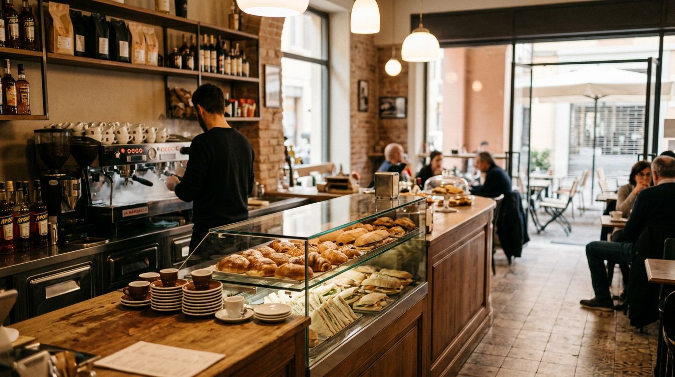 Caffetteria, aperitivi e cucina a pranzo in zona strategica a Modena