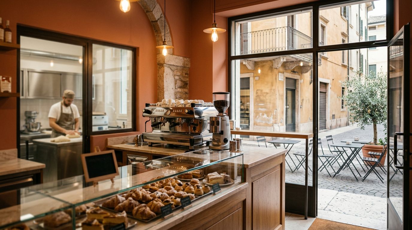 Vendesi Bar Pasticceria con Laboratorio a Verona
