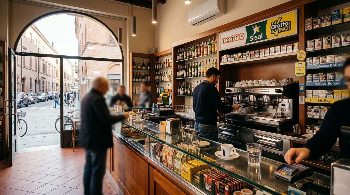 Bar Tabacchi Lotto Sisal in Cremona, Posizione Centrale