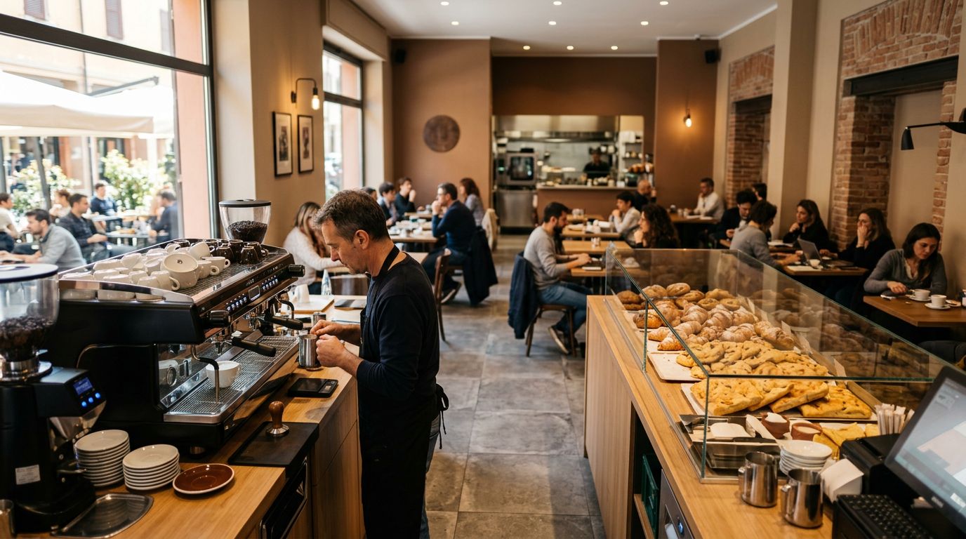 Caffetteria con Cucina e Ampio Dehor a Reggio Emilia