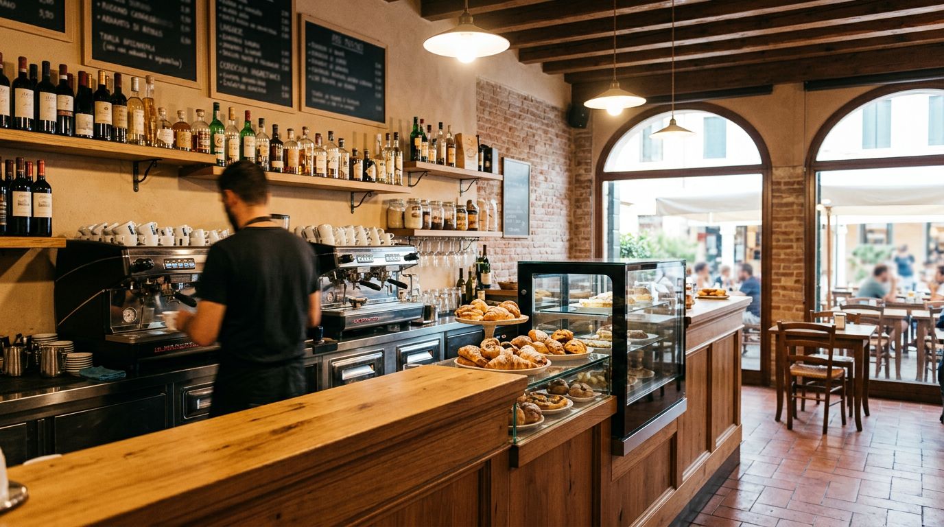 Osteria Bar Rinomata a Mirano con Alti Fatturati e Plateatico Esterno