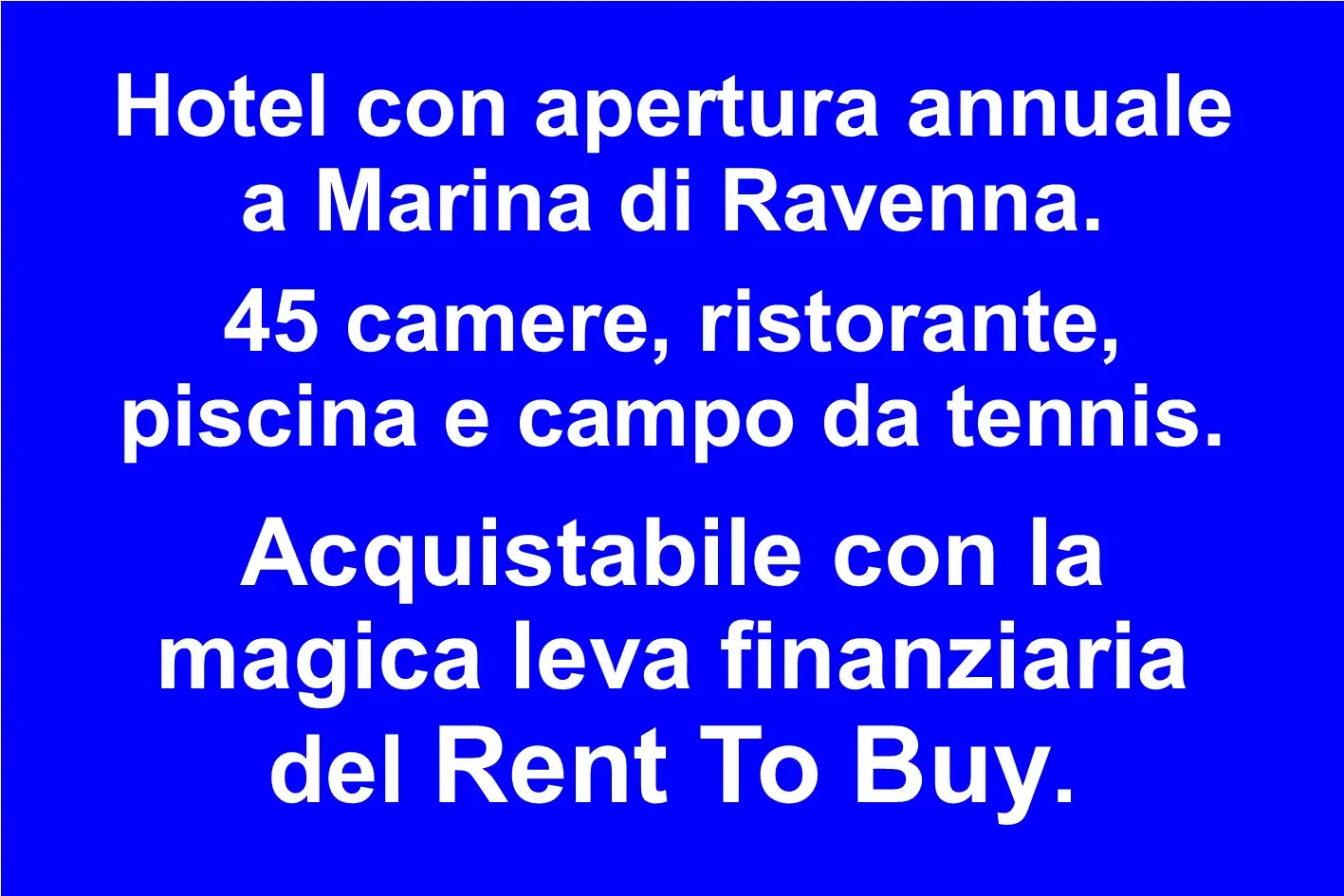 Family Hotel con Ristorante, Piscina e Campo da Tennis in Emilia-Romagna