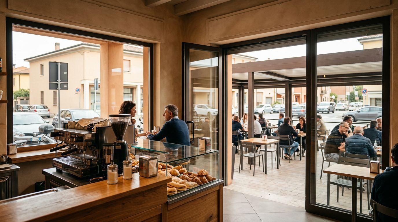 Bar Tavola Fredda con Distesa Esterna a Modena