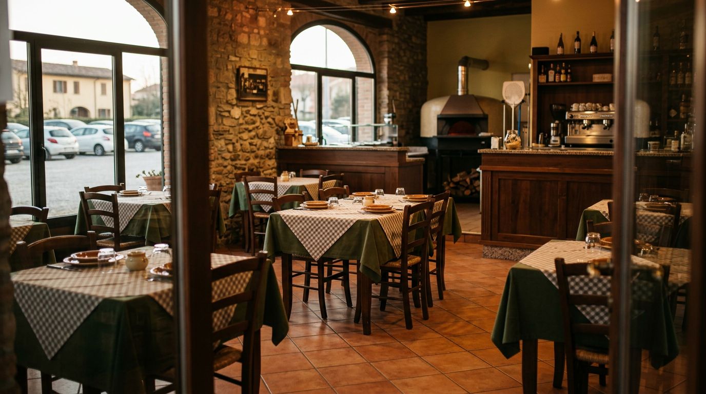Ristorante Pizzeria Bar con Ampio Parcheggio a Piacenza