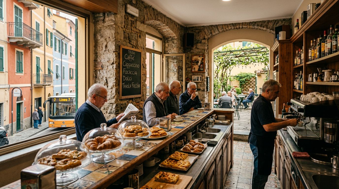 Bar Caffetteria con Giardino Privato a Pontedecimo, Genova