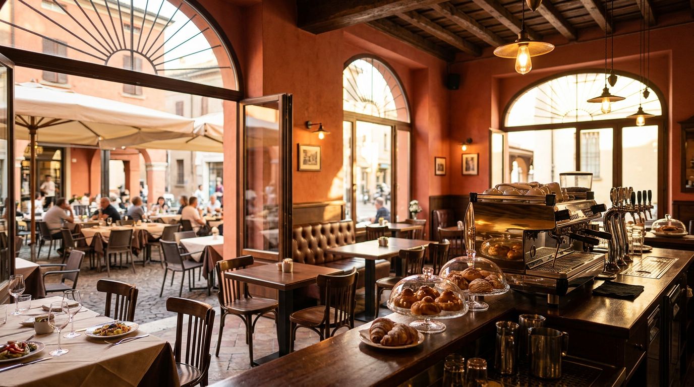 Risto-pub con ampio plateatico in zona strategica al confine modenese