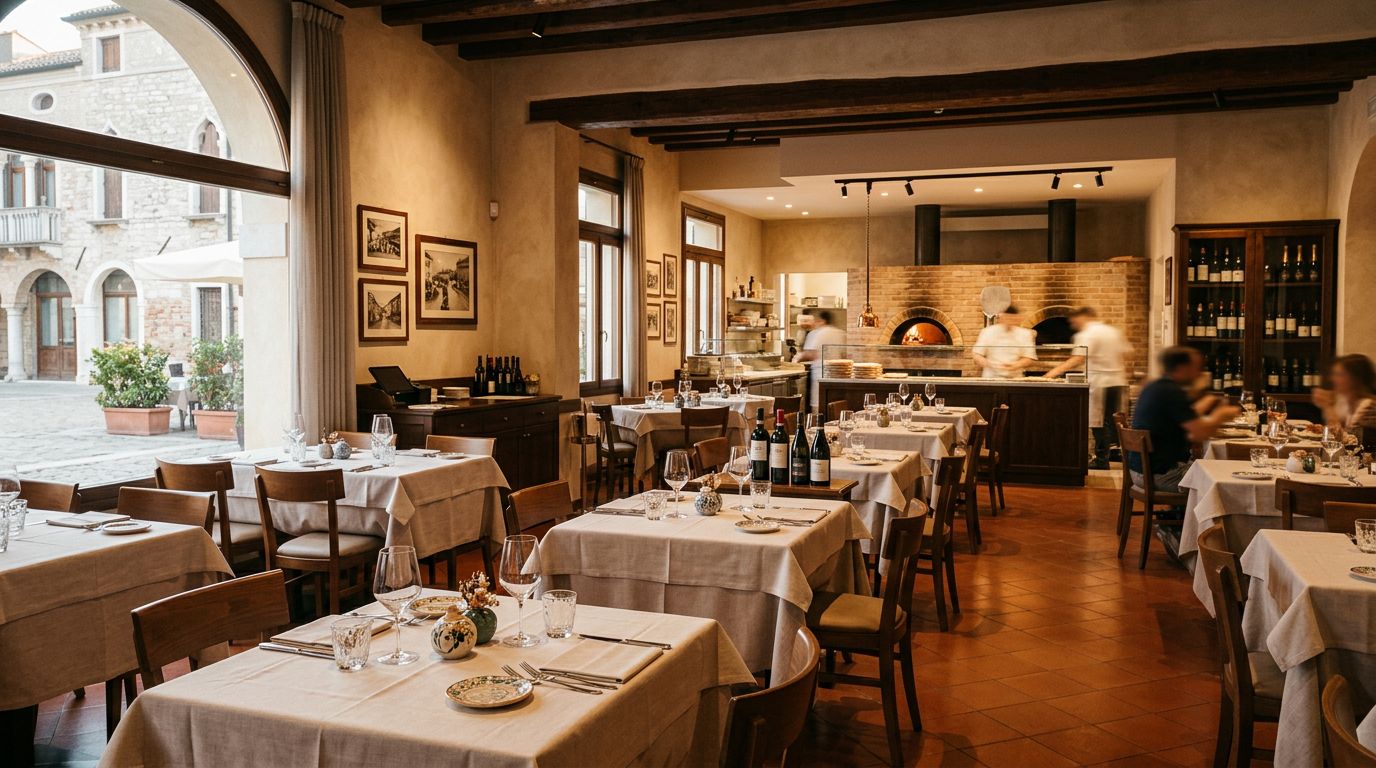 Ristorante Pizzeria di Prestigio con Oltre 40 Anni di Attività nell'Hinterland Miranese