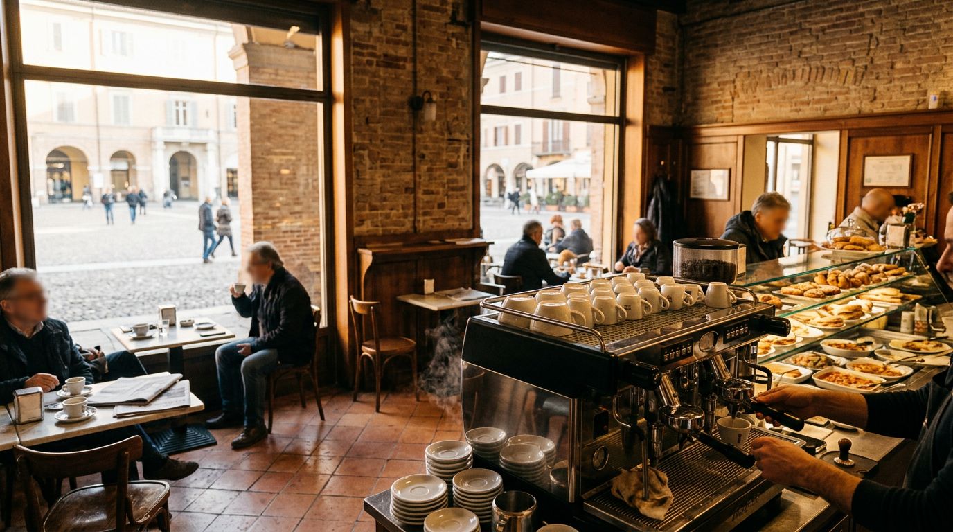 Bar Tavola Fredda e Calda in Piazza Ghiaia, Parma