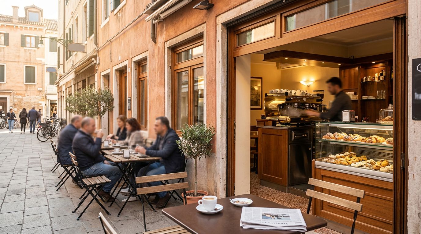 Vendesi Snack Bar Arredato con Plateatico a Venezia