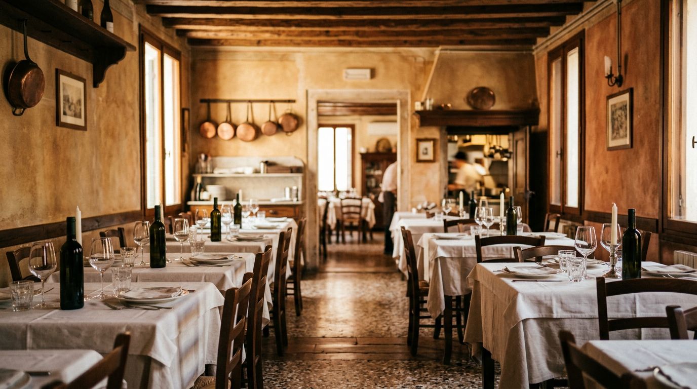 Cessione Storica Osteria Veneziana con Immobile e Oltre 100 Anni di Attività