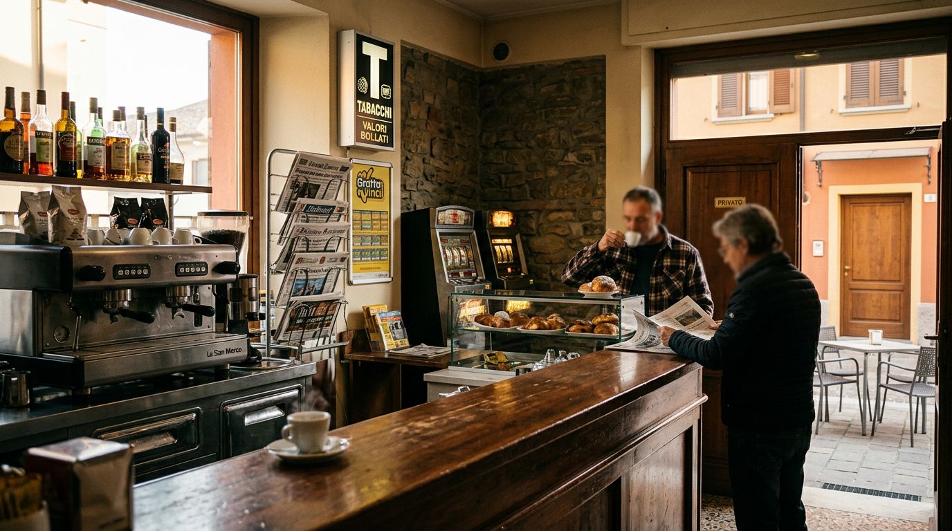 Bar Tabacchi Edicola con Slot Machines e Abitazione a Borgonovo Val Tidone
