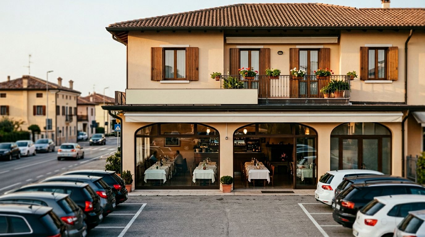 Ristorante Bar con Appartamento a Pescantina (VR) su Strada di Forte Passaggio