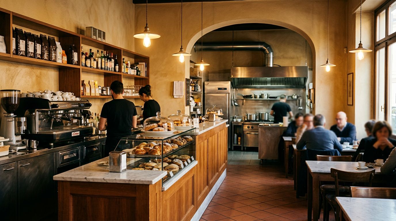 Caffetteria con Cucina in Zona di Forte Passaggio a Cremona