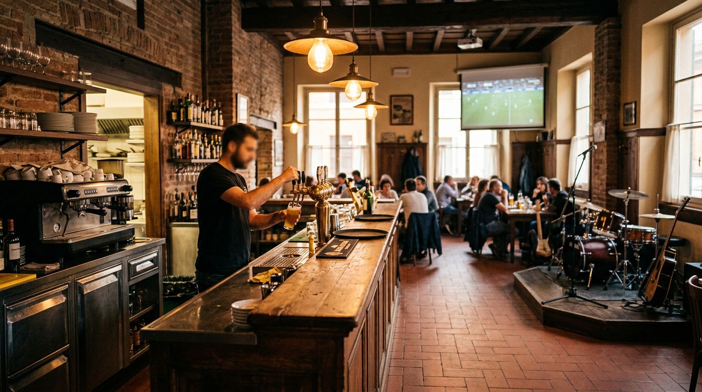 Storico Pub con Cucina e Spettacoli Live a Parma