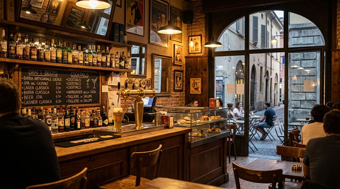 Storica birreria, rumeria e wine bar a Cremona, zona ZTL