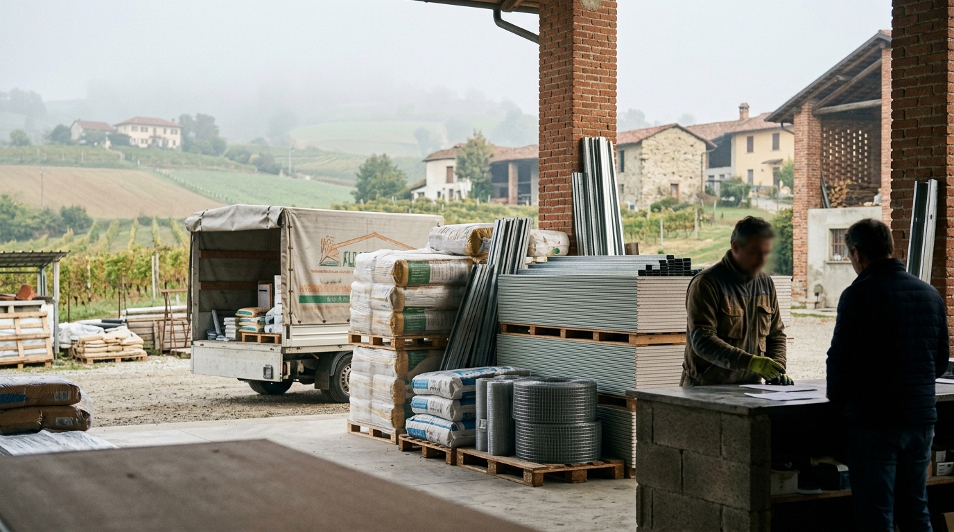 Cedesi attività commerciale nel settore cartongesso e materiali isolanti e accessori.