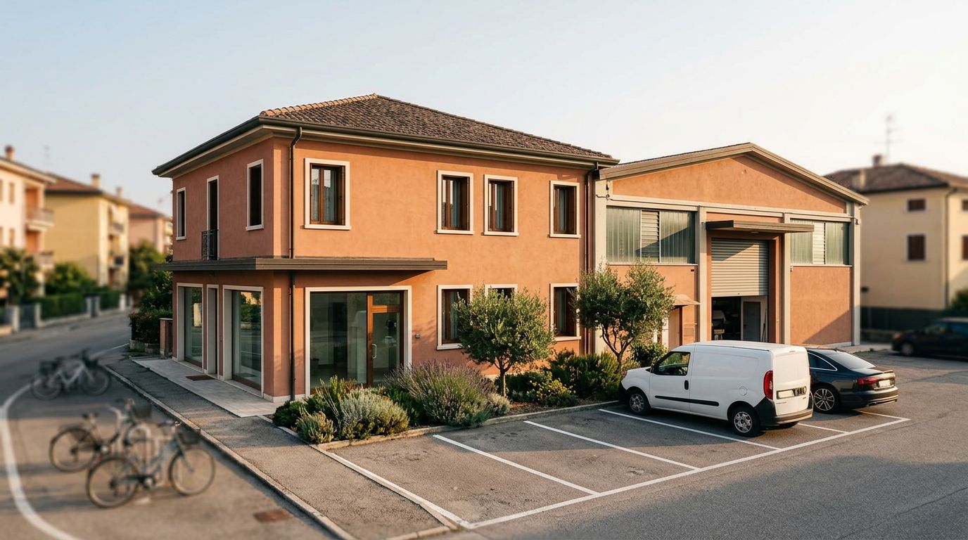 Vendesi Negozio con Capannone in Zona Arcella, Padova