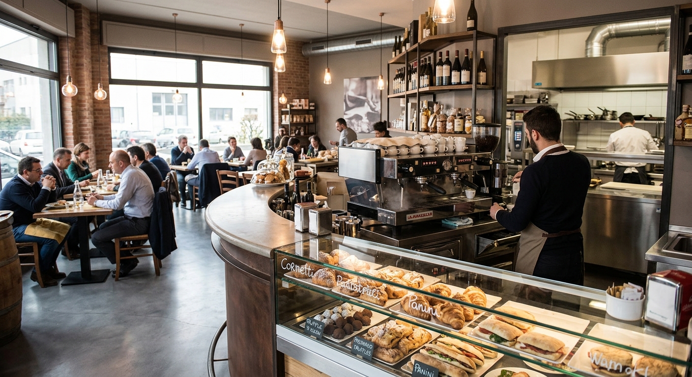 Bar con Cucina in Zona Industriale a Padova