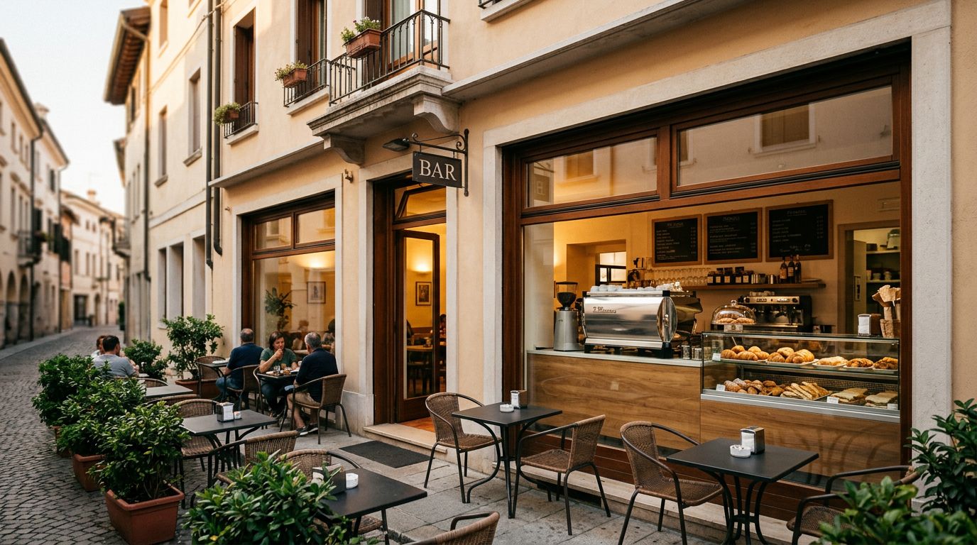 Bar su Due Piani con Plateatico a Padova