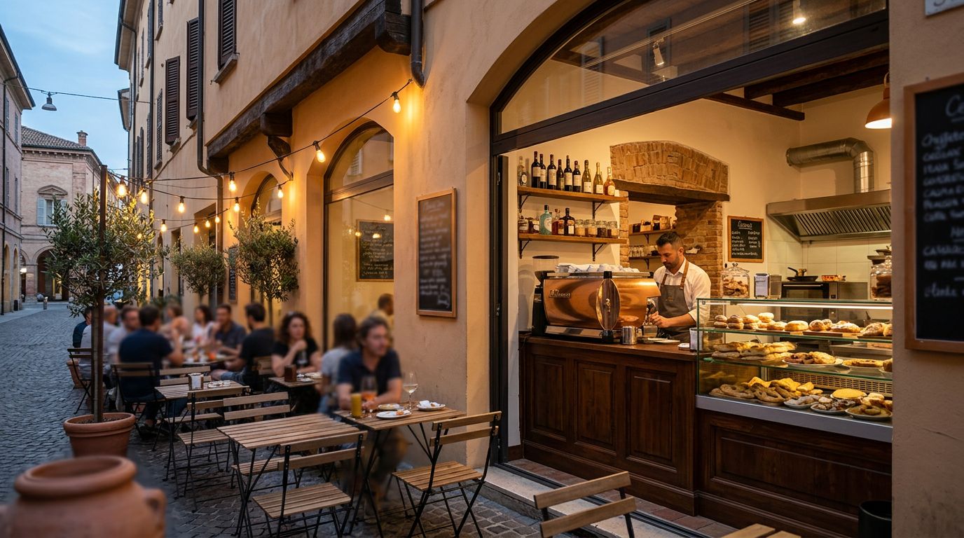 Caffetteria con Cucina e Aperitivi in Zona ZTL a Piacenza