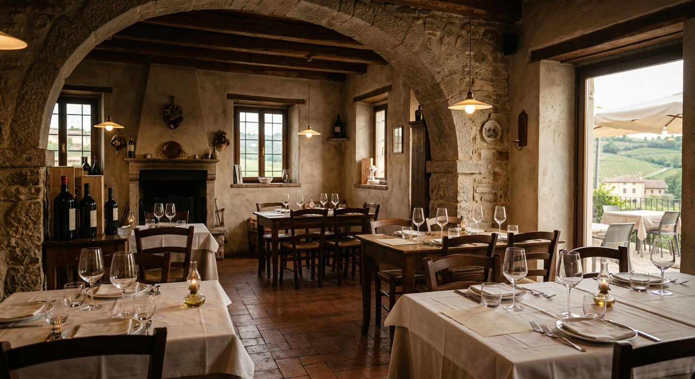 Osteria Ristorante in Valpolicella (VR) con 45 posti interni