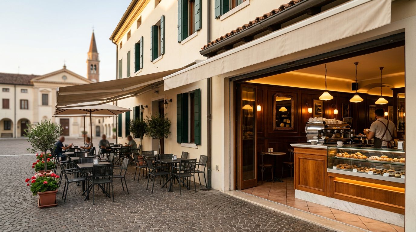 Bar con Ampio Plateatico e Parcheggio in Centro Paese, Padova