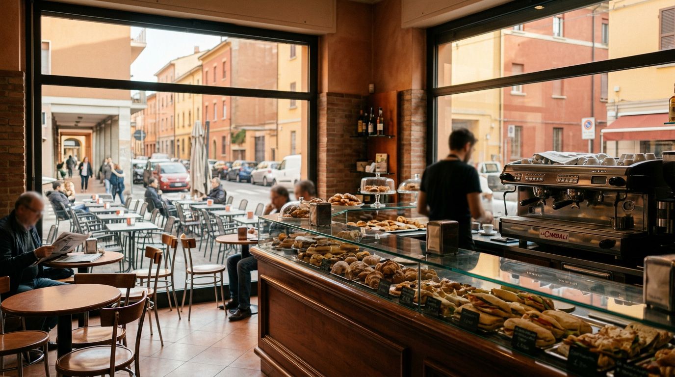 Bar Tavola Fredda a Bologna: Ampio Spazio Esterno e Posizione Strategica