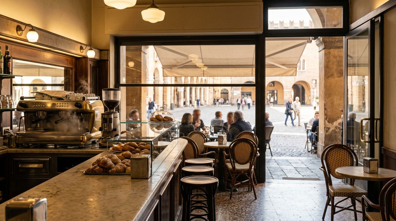 Storico Bar Tavola Fredda in Piazza Ducale, Mantova