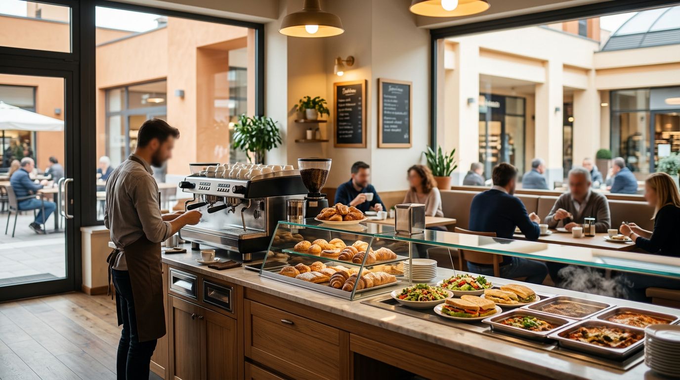 Caffetteria Tavola Fredda e Piatti Caldi in Centro Commerciale a Parma